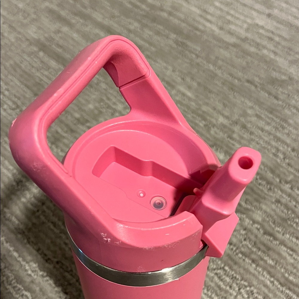 YETI Pink Tumbler with Straw Lid - Picture 2 of 6